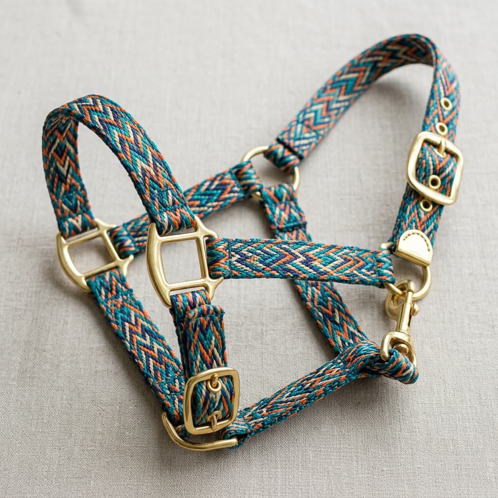 Webbing Halters - Premium Leather Equestrian Manufacturer